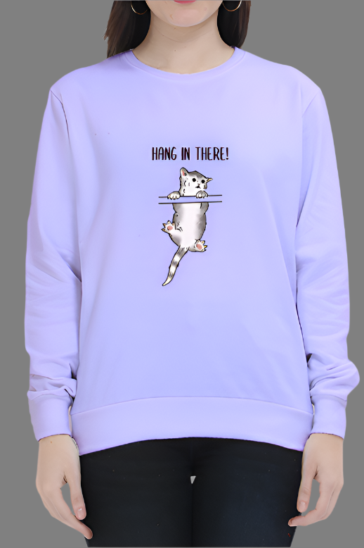 MissMinimalism Hang-in-there Sweatshirt