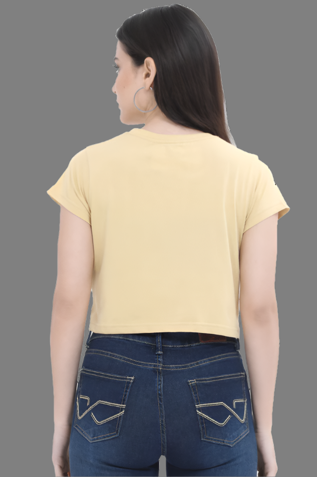 Miss Minimalism Sip back and Relax - Crop Top