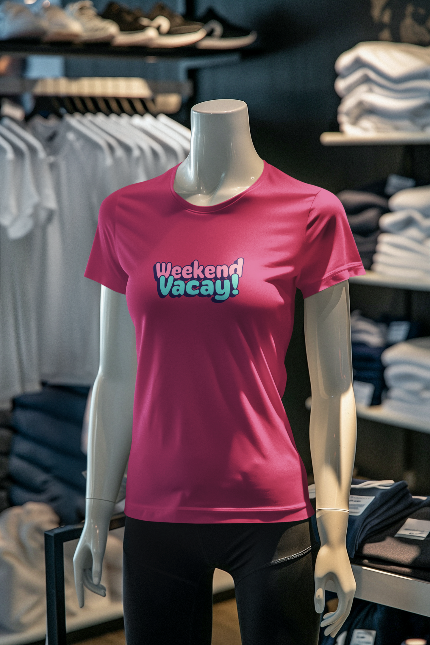 Miss Minimalism - Weekend Vacay Round Neck Tshirts