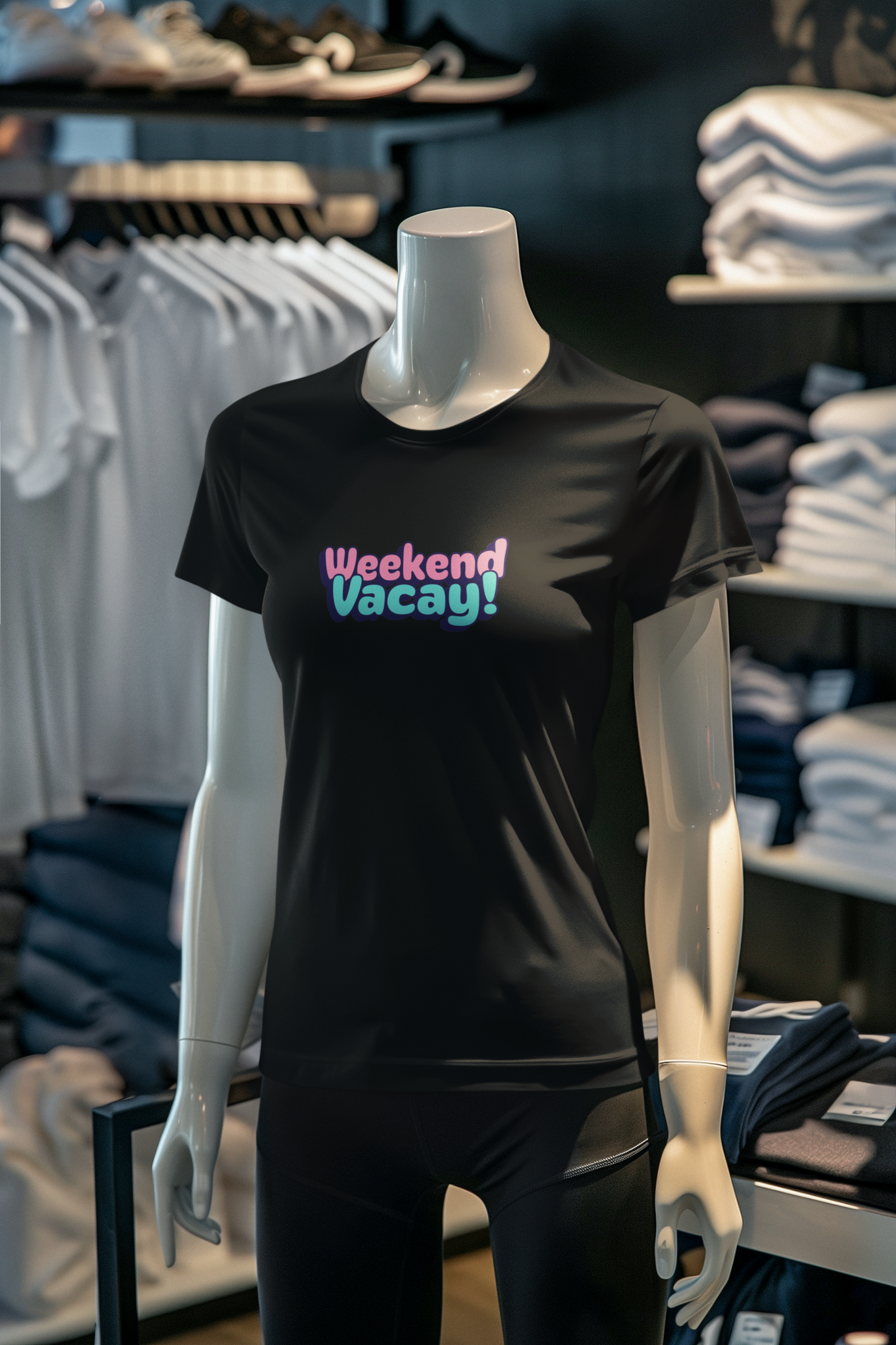 Miss Minimalism - Weekend Vacay Round Neck Tshirts