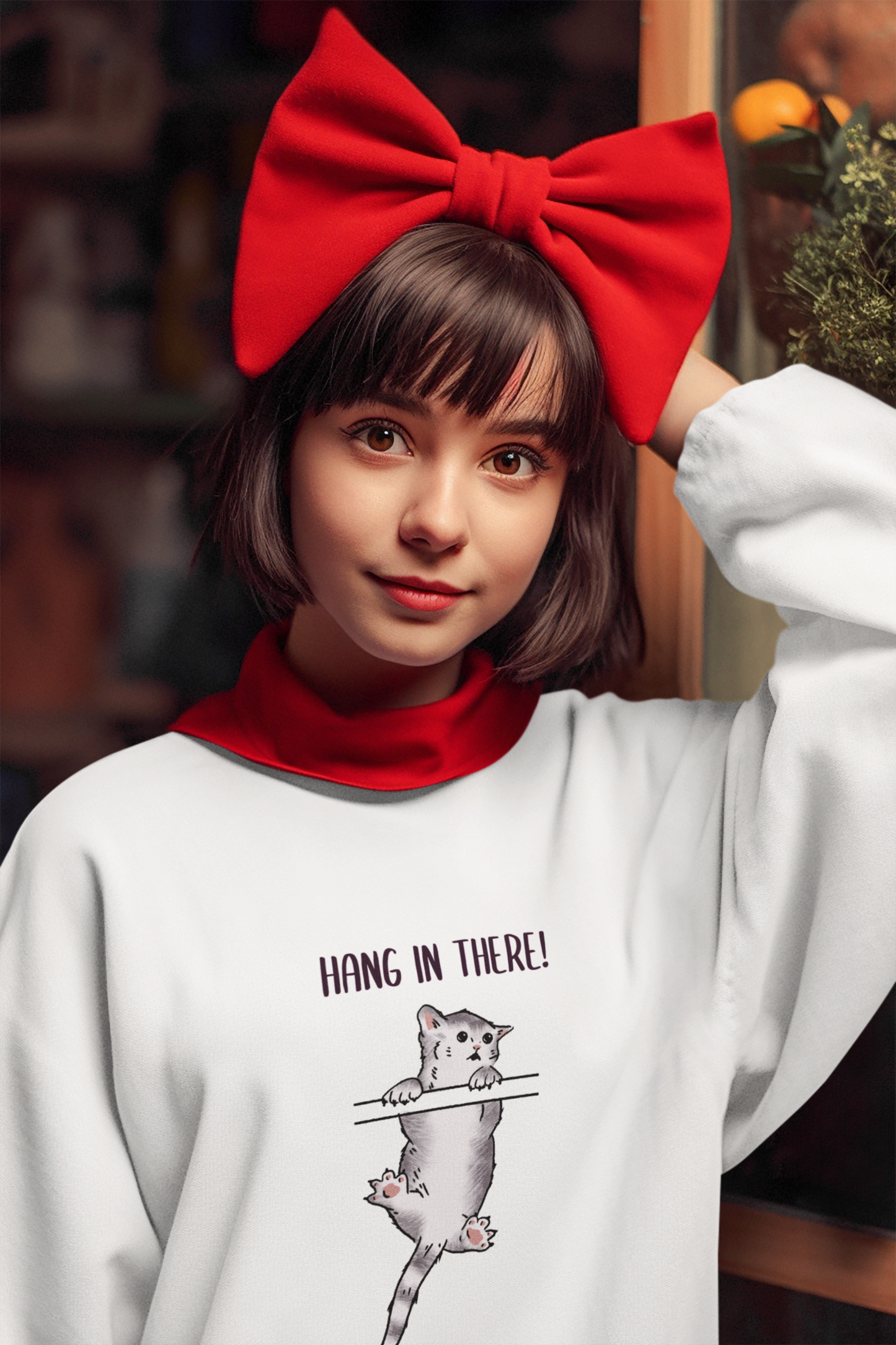 MissMinimalism Hang-in-there Sweatshirt