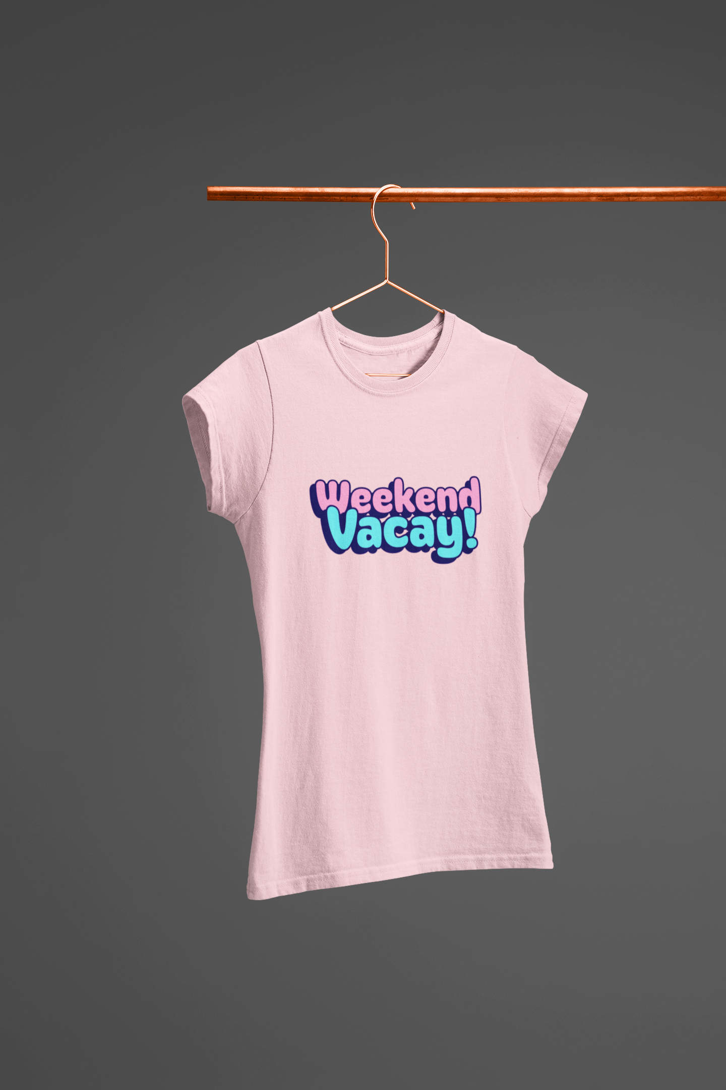 Miss Minimalism - Weekend Vacay Round Neck Tshirts