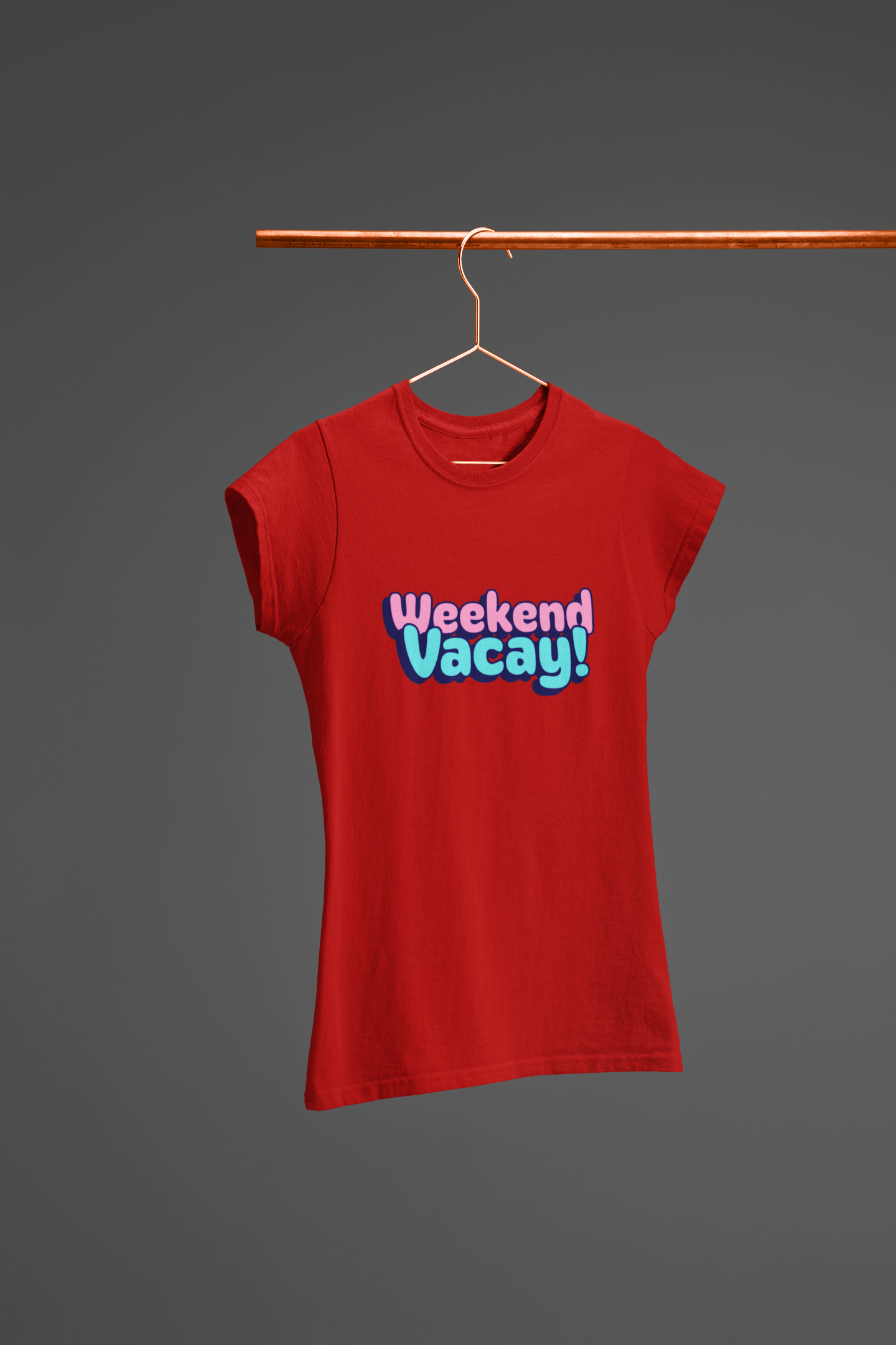 Miss Minimalism - Weekend Vacay Round Neck Tshirts