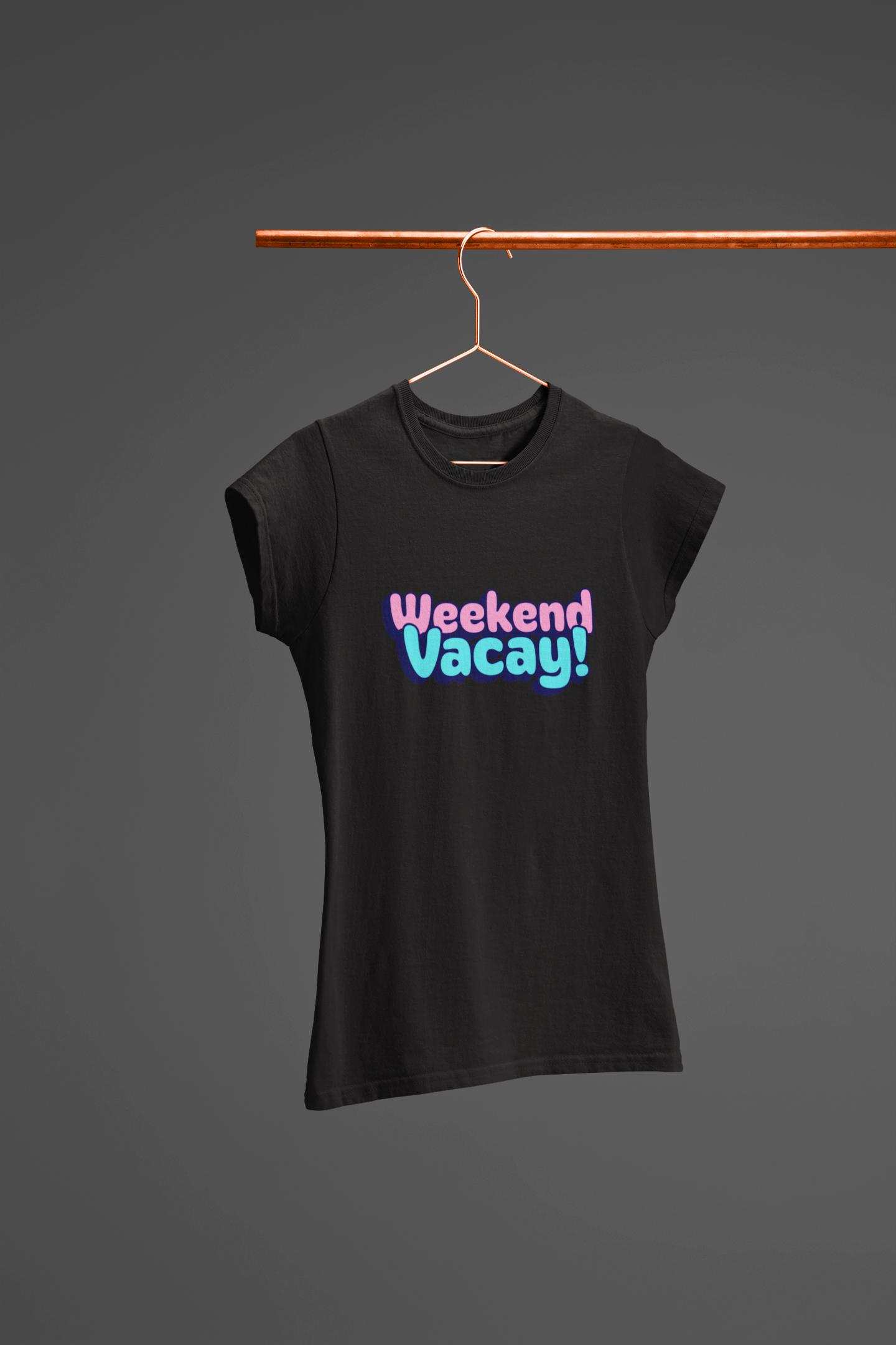 Miss Minimalism - Weekend Vacay Round Neck Tshirts