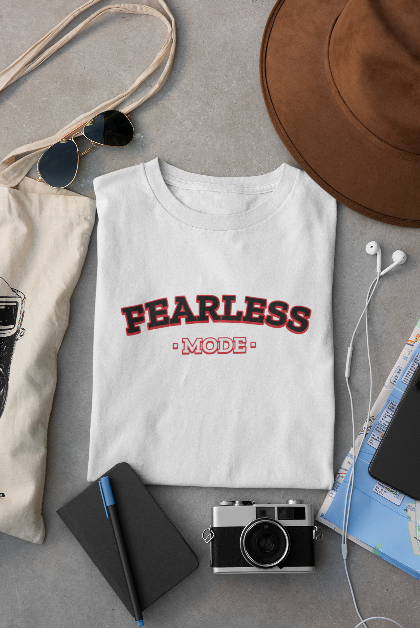 Miss Minimalism Fearless Mode Roundneck T-Shirt