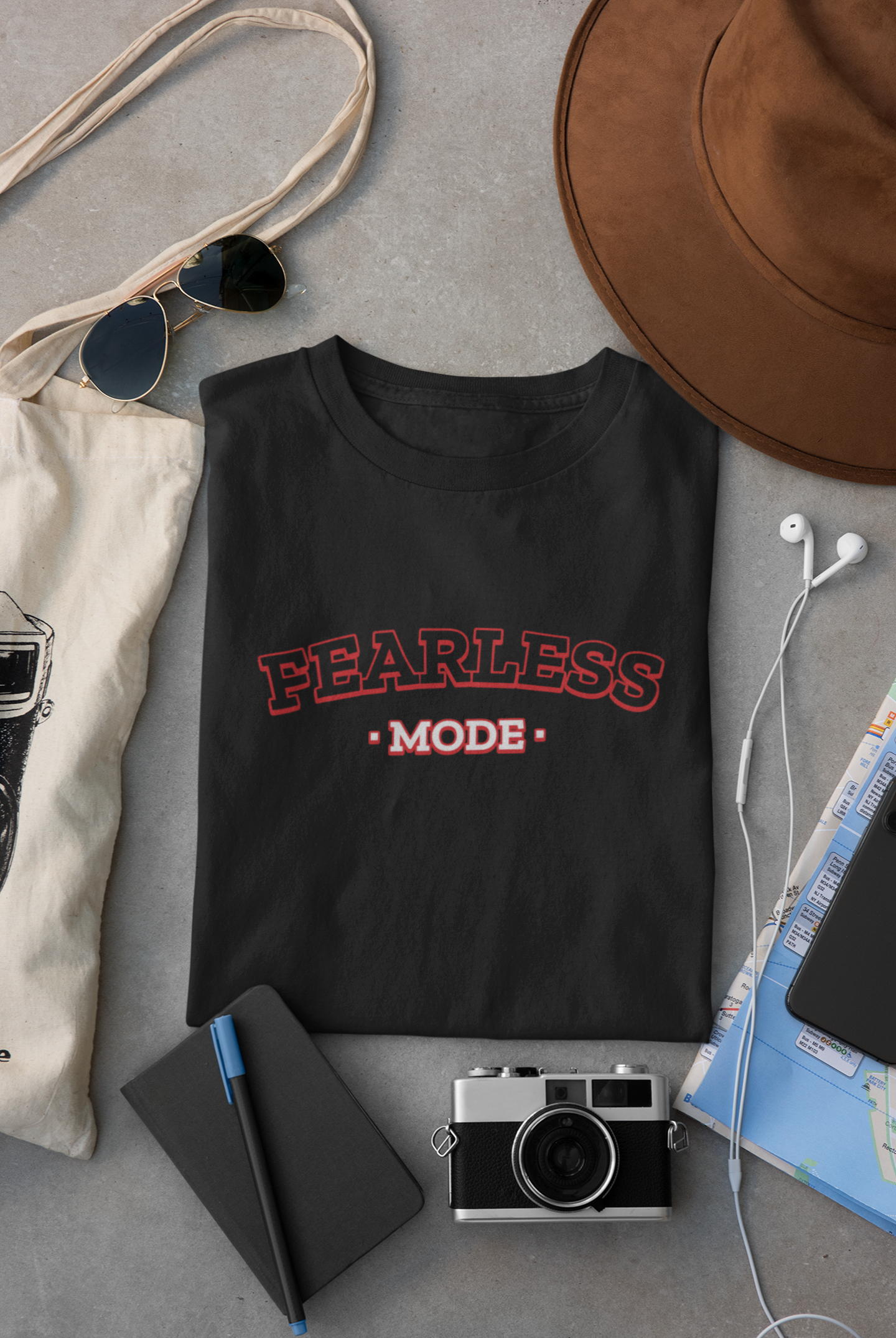 Miss Minimalism Fearless Mode Roundneck T-Shirt