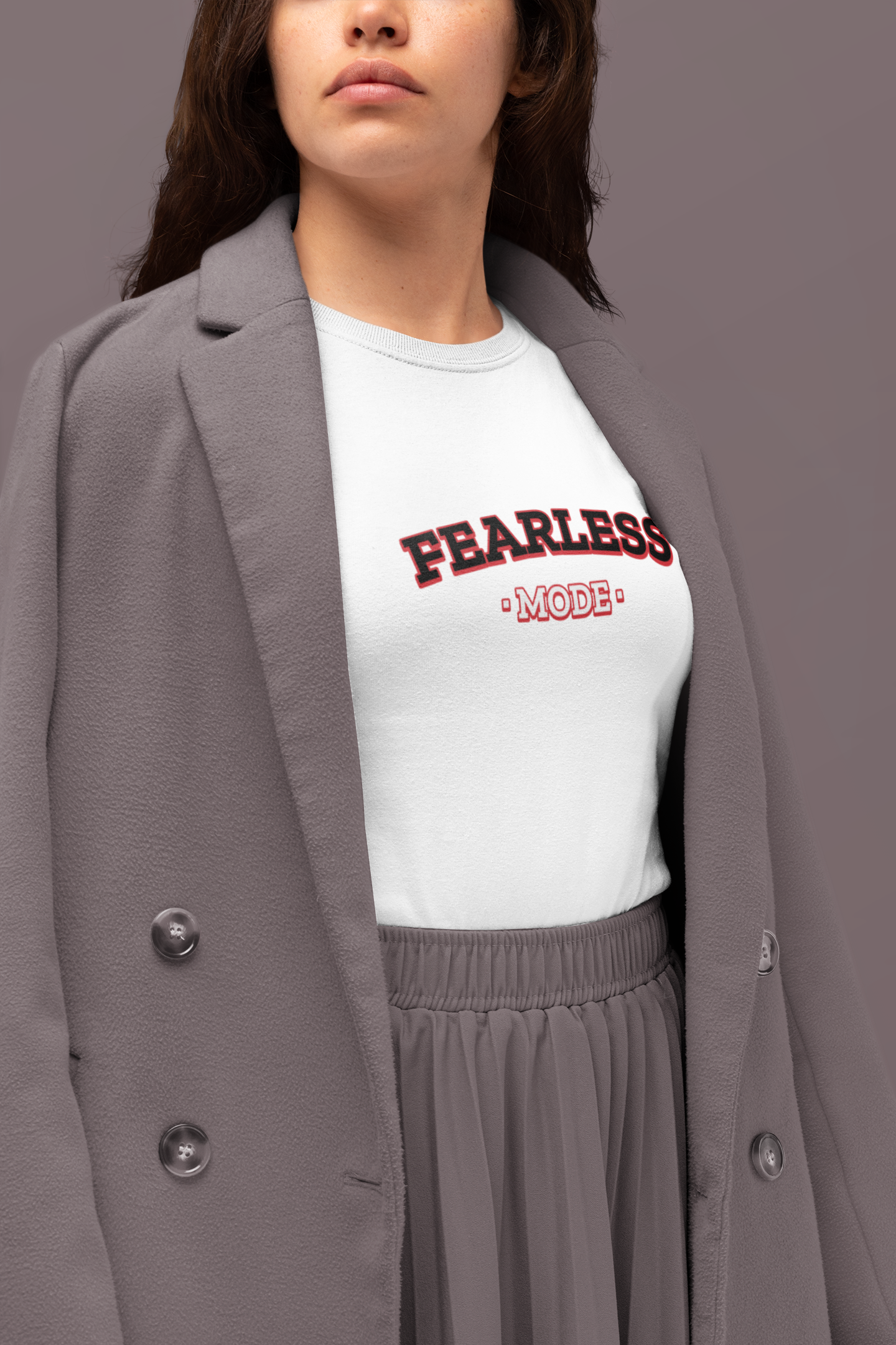 Miss Minimalism Fearless Mode Roundneck T-Shirt