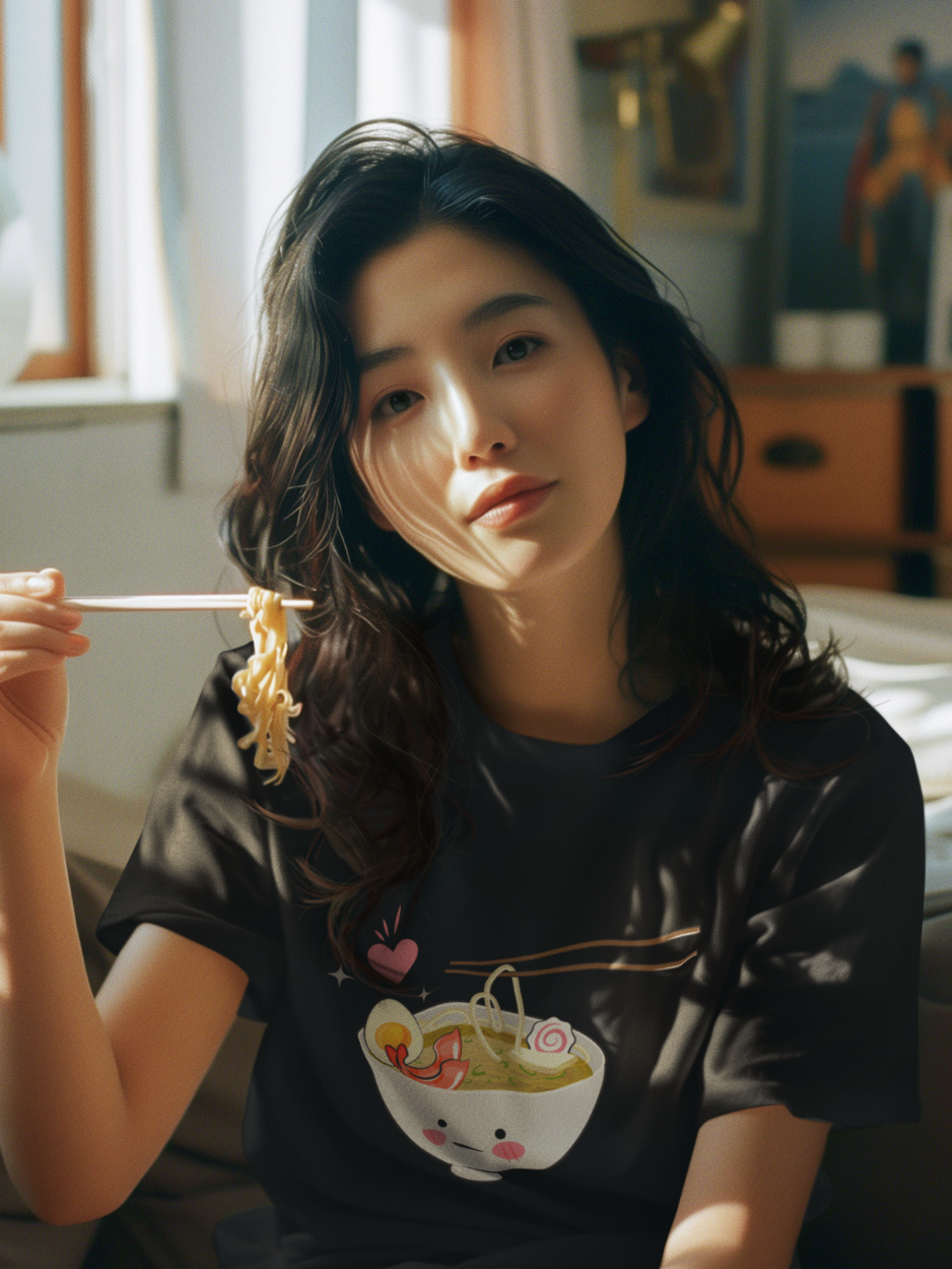 Miss Minimalism Ramen Love Crop Top