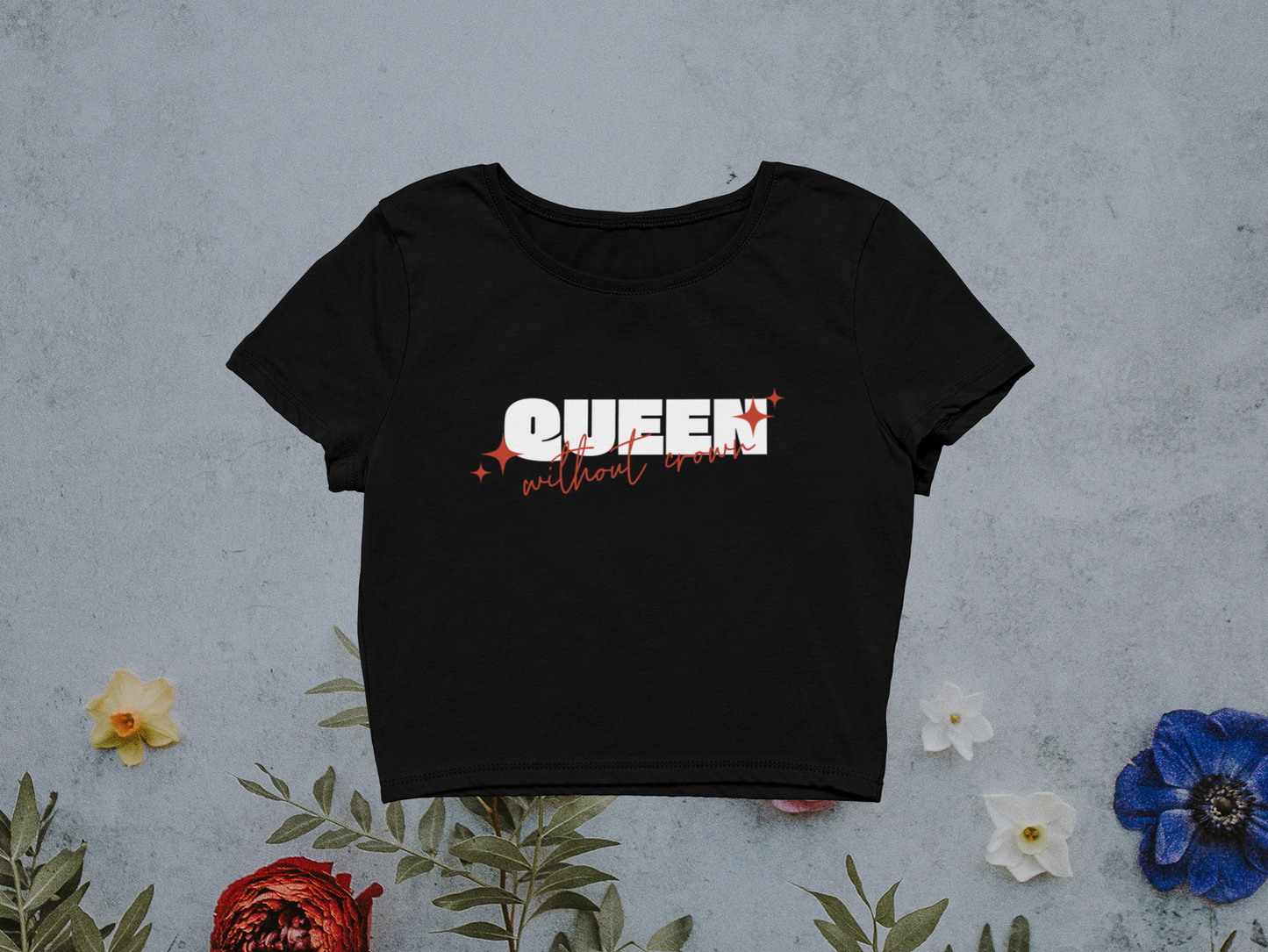 Miss Minimalism Queen Without Crown - Croptop
