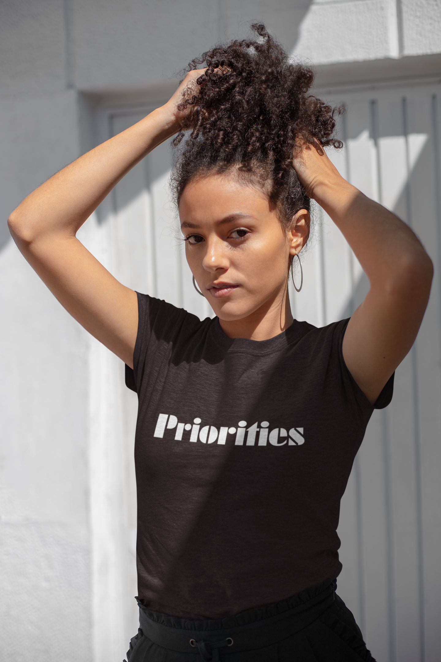 Miss Minimalism - Priorities Round Neck Tshirts