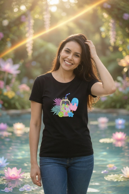 Summer Sips Classic Crew Neck T-Shirt