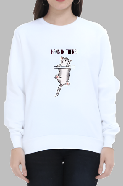 MissMinimalism Hang-in-there Sweatshirt