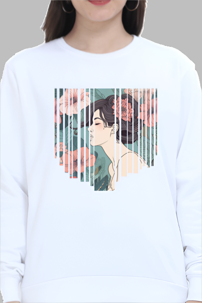Floral Muse Sweatshirt by Miss Minimalism
