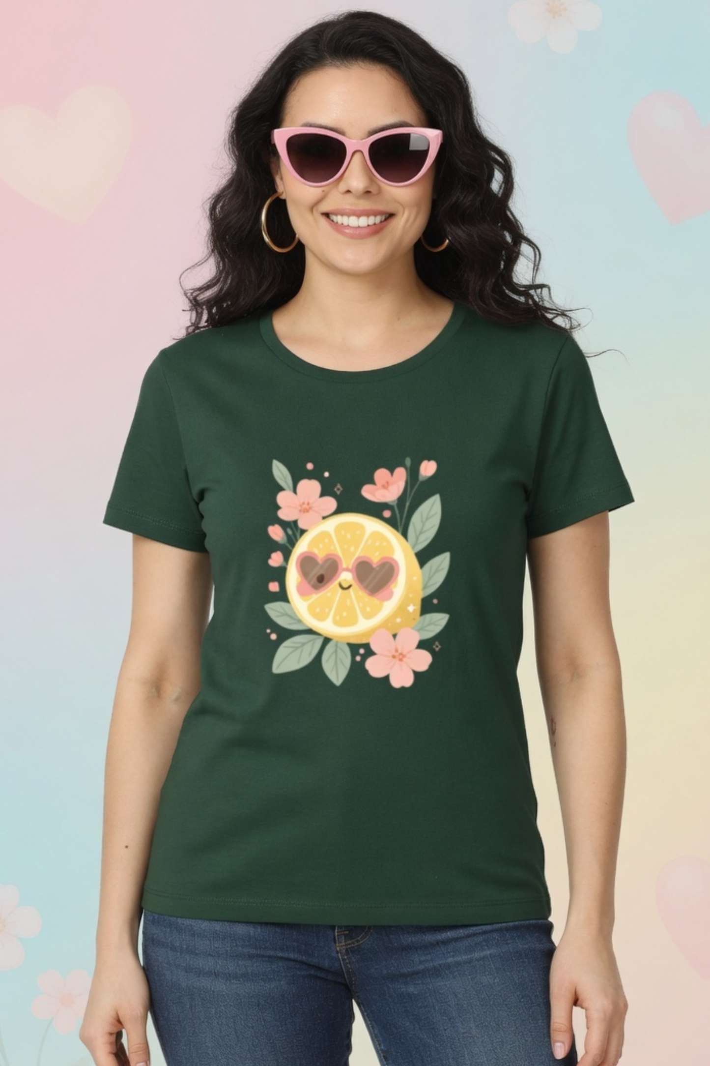 Lemon Citrus Love Crew Neck T-Shirt