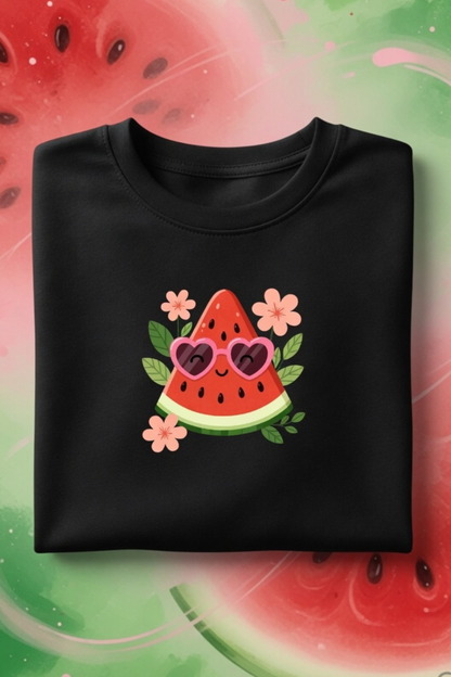 Watermelon Baby Tee – Cute Summer Crop Top