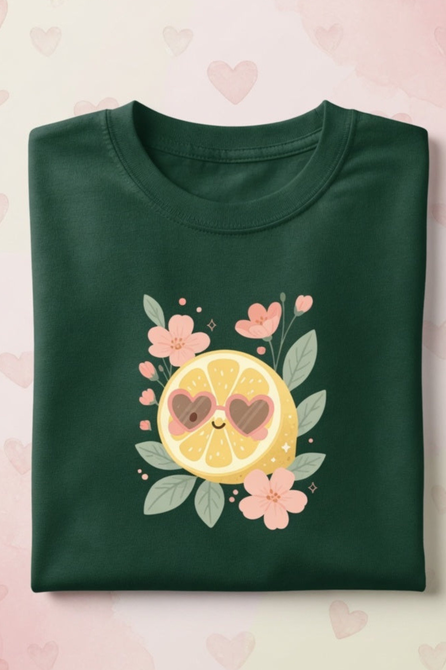 Lemon Citrus Love Crew Neck T-Shirt