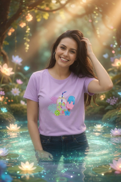 Summer Sips Classic Crew Neck T-Shirt