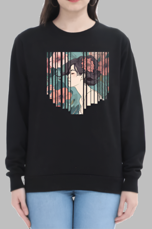 Floral Muse Sweatshirt by Miss Minimalism