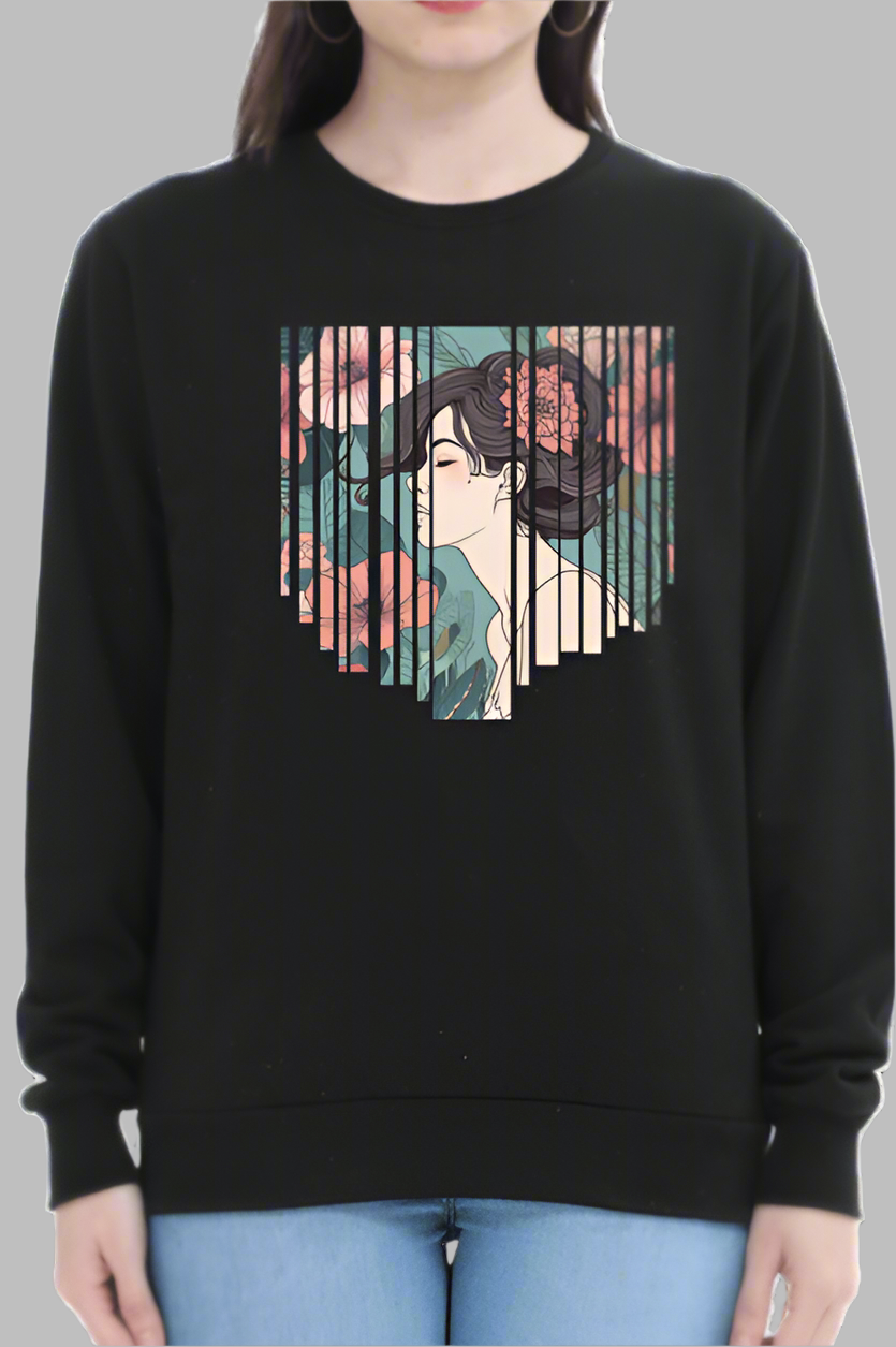 Floral Muse Sweatshirt by Miss Minimalism