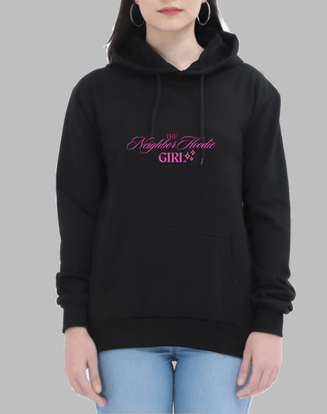 Miss Minimalism - The NeighborHoodie Girl Hooded Sweatshirt