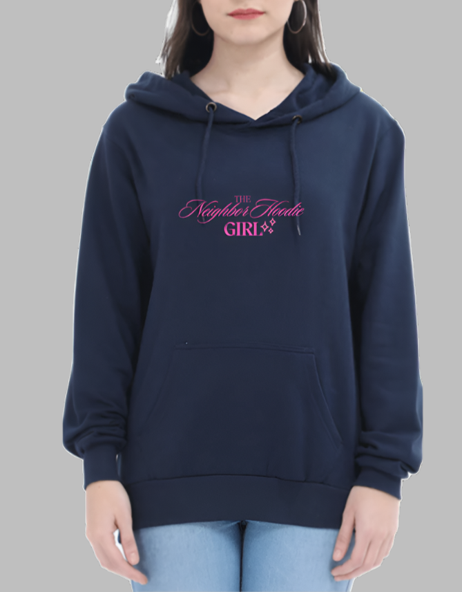 Miss Minimalism - The NeighborHoodie Girl Hooded Sweatshirt