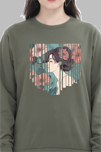 Floral Muse Sweatshirt by Miss Minimalism
