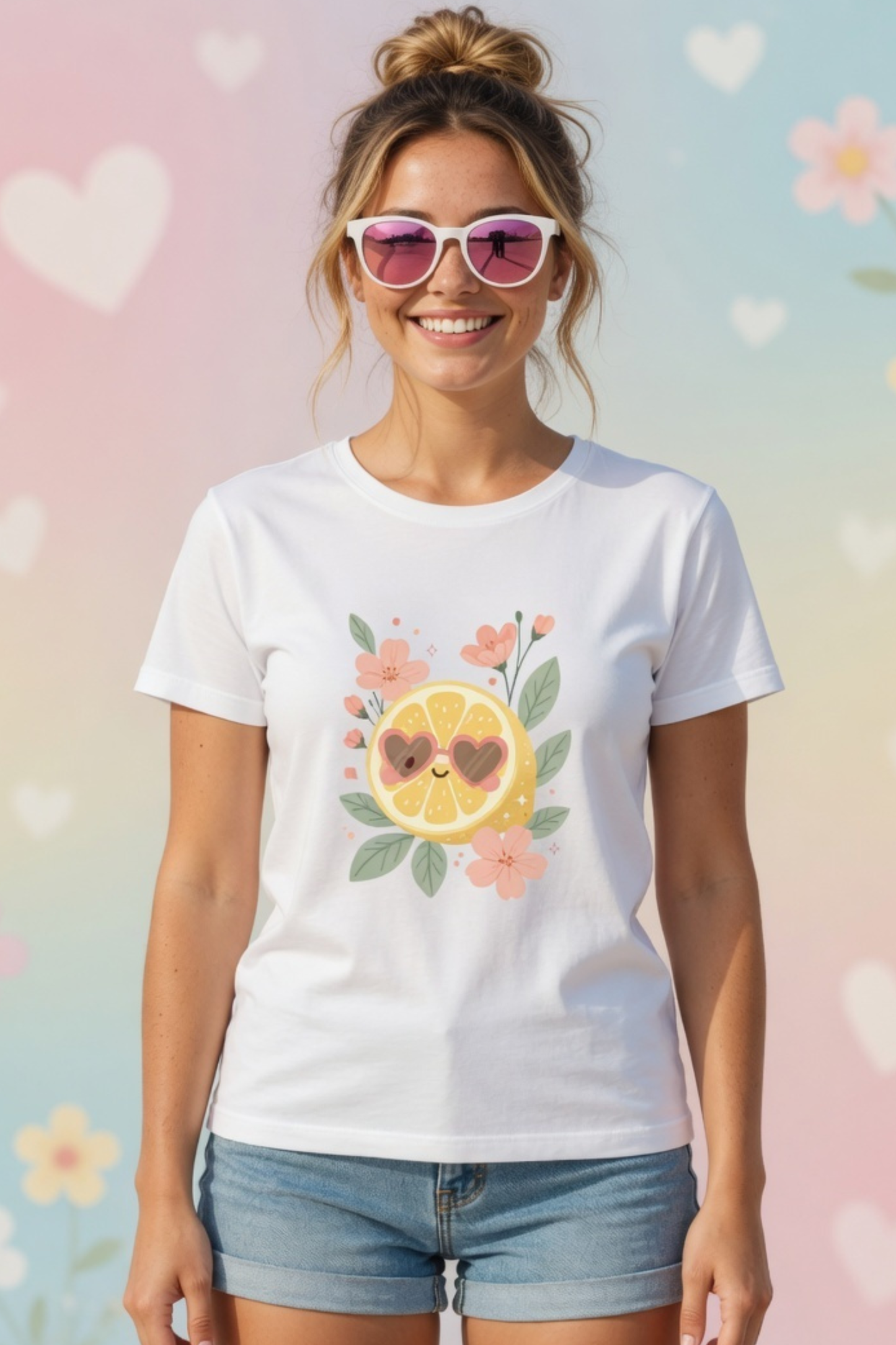Lemon Citrus Love Crew Neck T-Shirt