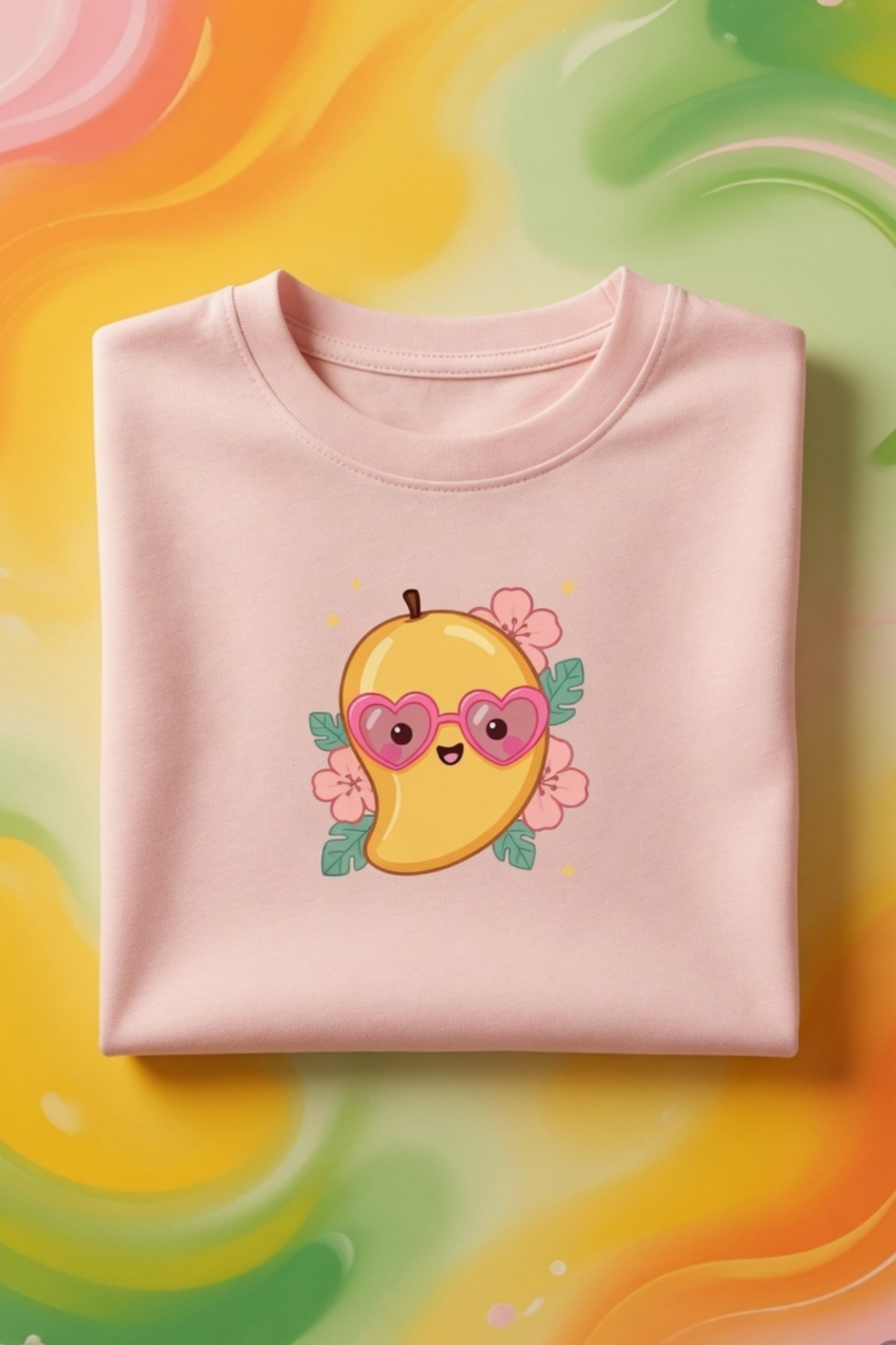 Mango Baby Tee – Cute Summer Crop Top