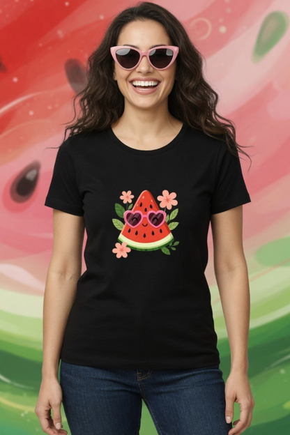 Watermelon Sugar Crew Neck T-Shirt – Cute Pastel Summer Tee