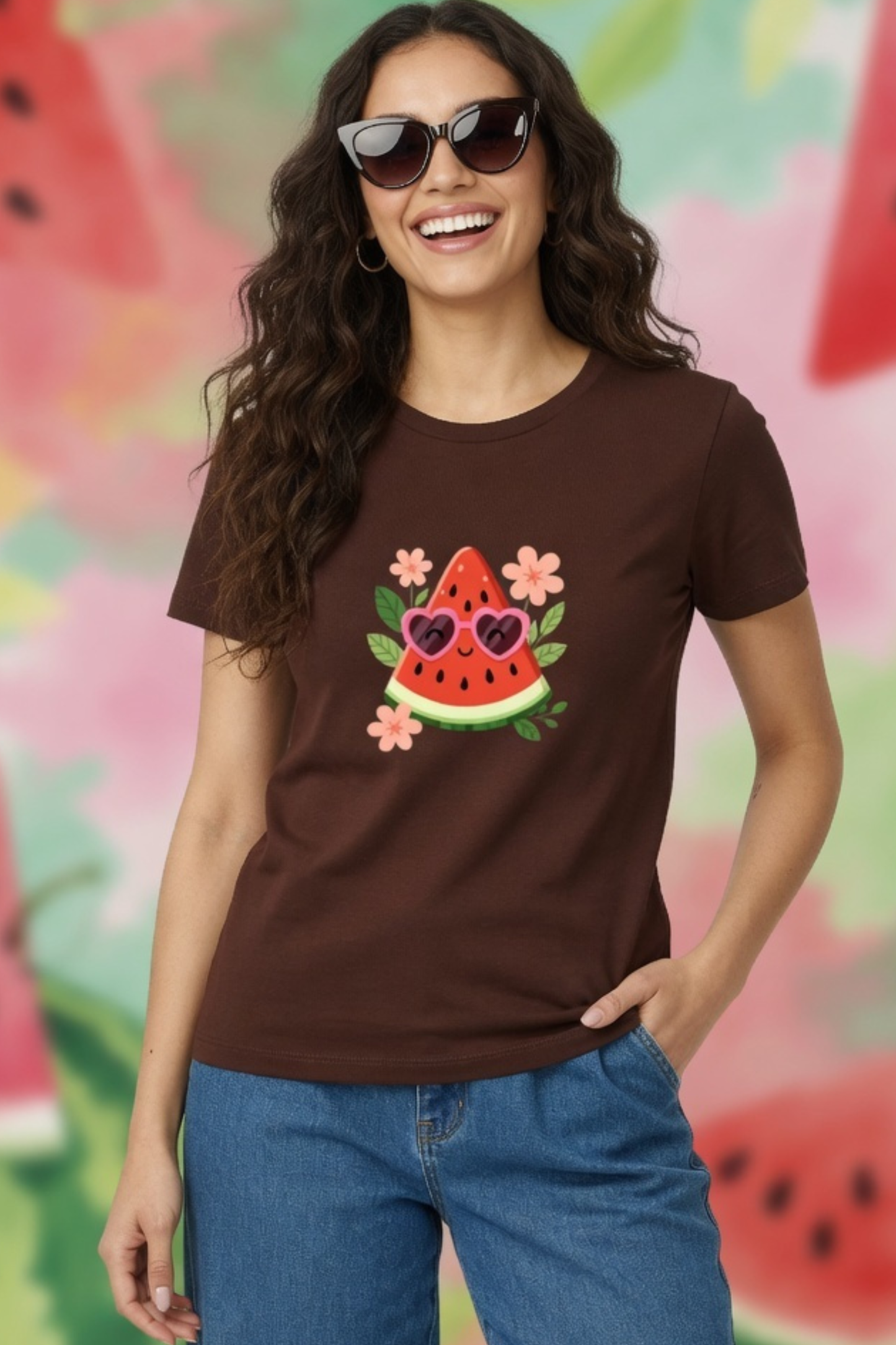 Watermelon Sugar Crew Neck T-Shirt – Cute Pastel Summer Tee
