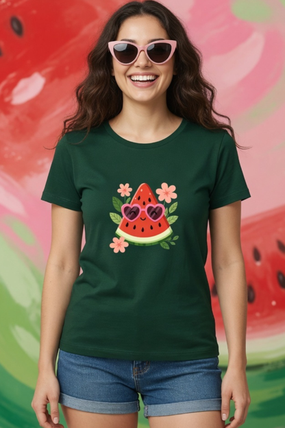 Watermelon Sugar Crew Neck T-Shirt – Cute Pastel Summer Tee