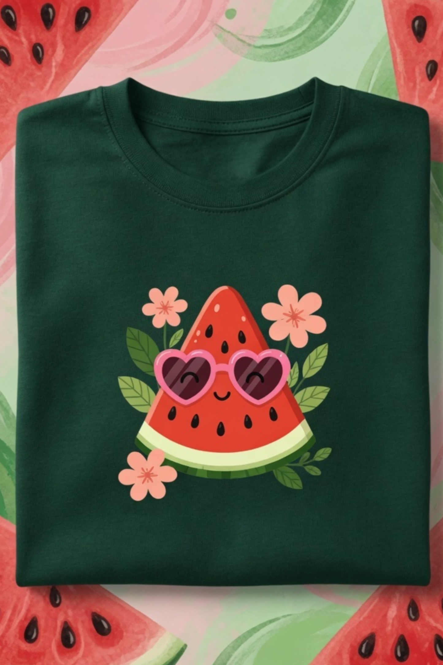 Watermelon Sugar Crew Neck T-Shirt – Cute Pastel Summer Tee