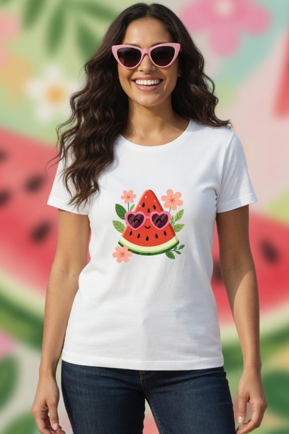 Watermelon Sugar Crew Neck T-Shirt – Cute Pastel Summer Tee