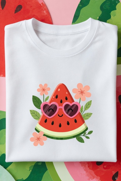 Watermelon Sugar Crew Neck T-Shirt – Cute Pastel Summer Tee