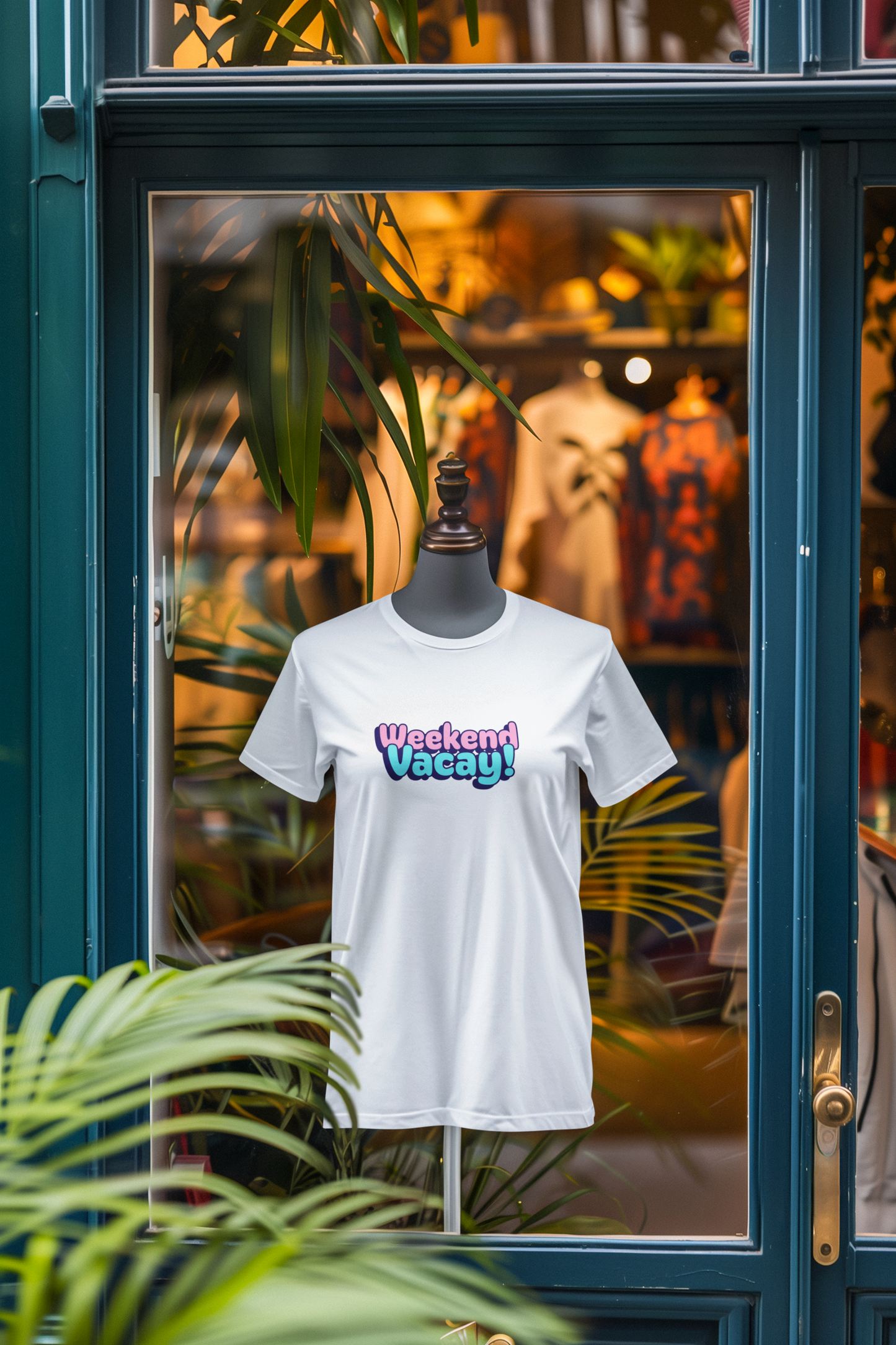 Miss Minimalism - Weekend Vacay Round Neck Tshirts