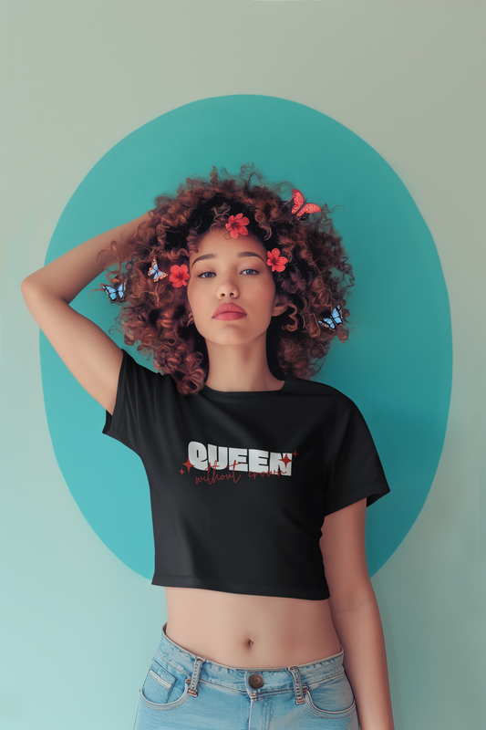Miss Minimalism Queen Without Crown - Croptop