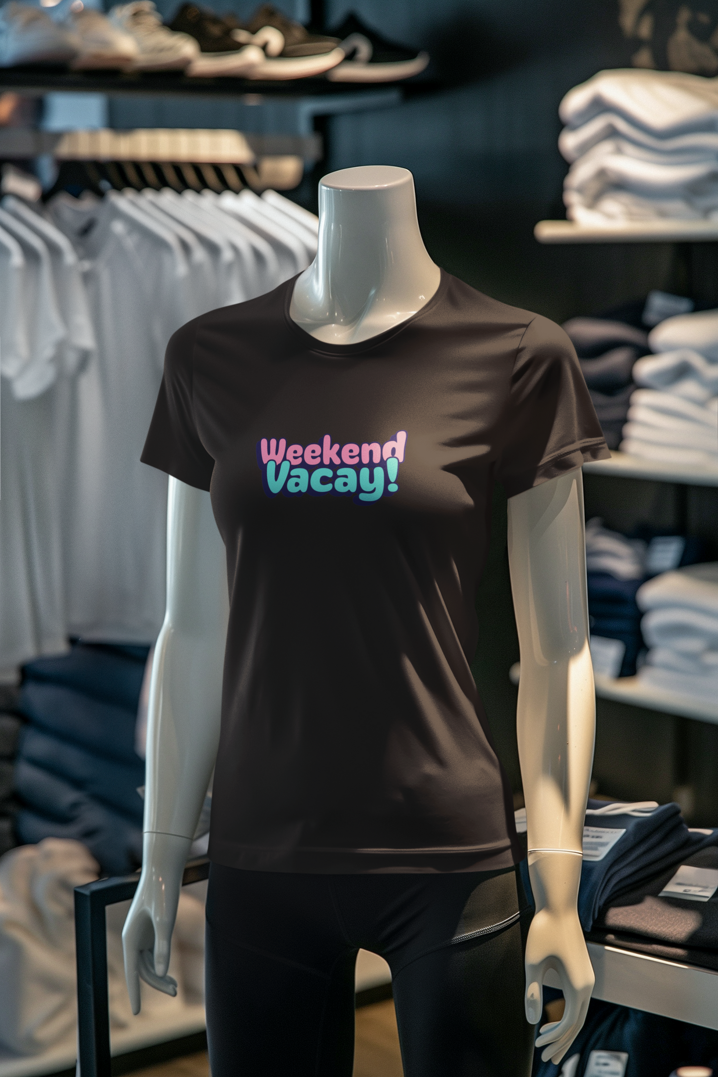 Miss Minimalism - Weekend Vacay Round Neck Tshirts