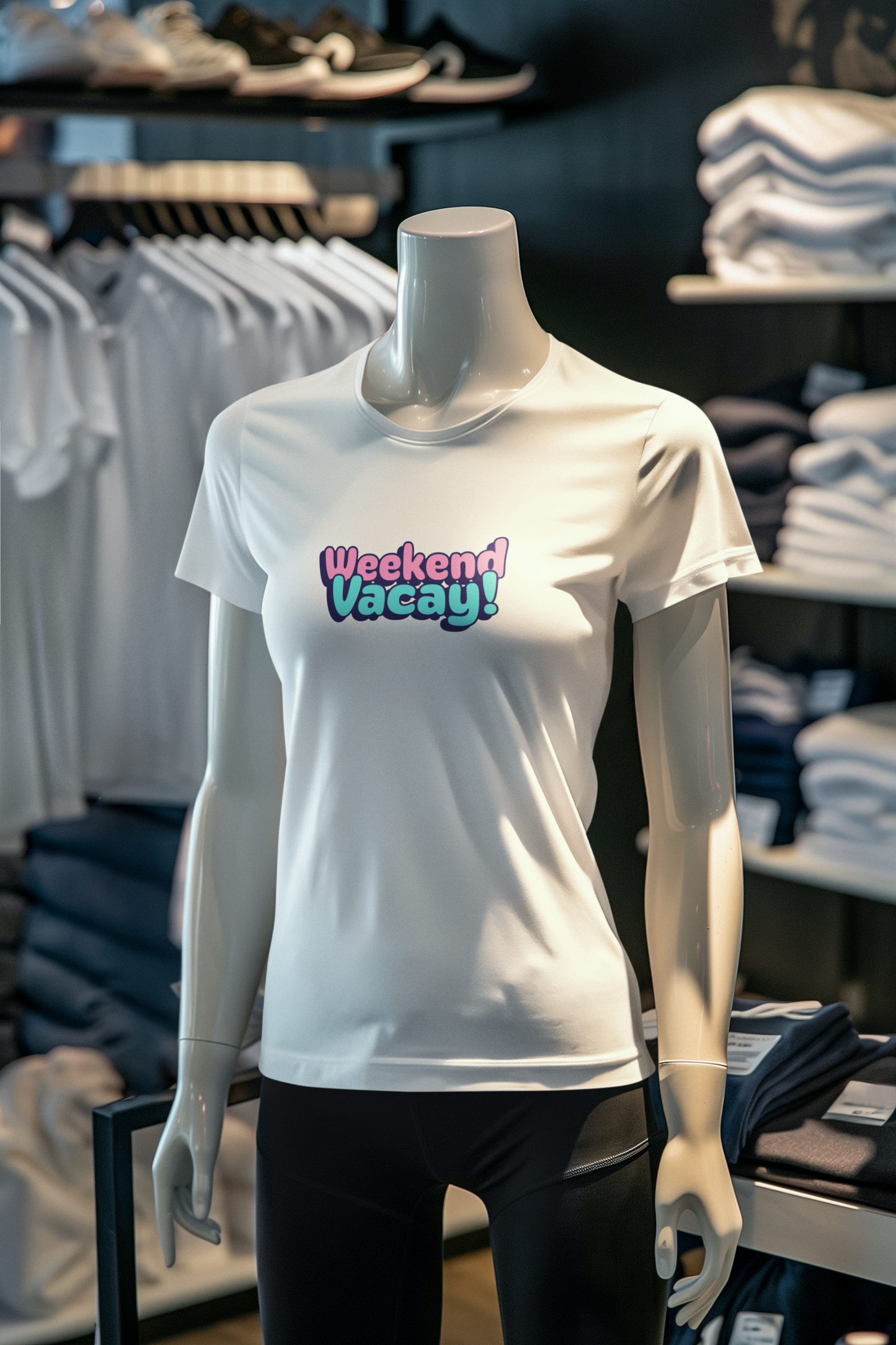 Miss Minimalism - Weekend Vacay Round Neck Tshirts