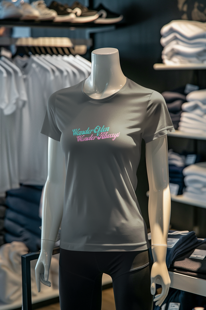 Miss Minimalism - Wander Often Wonder Always Roundneck Tshirt