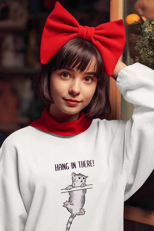 MissMinimalism Hang-in-there Sweatshirt