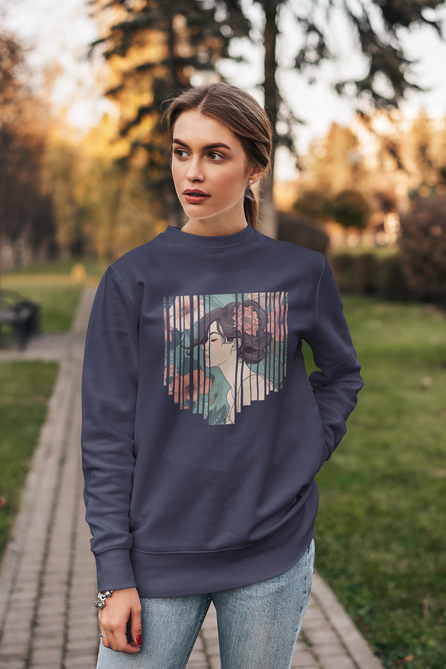 Floral Muse Sweatshirt by Miss Minimalism