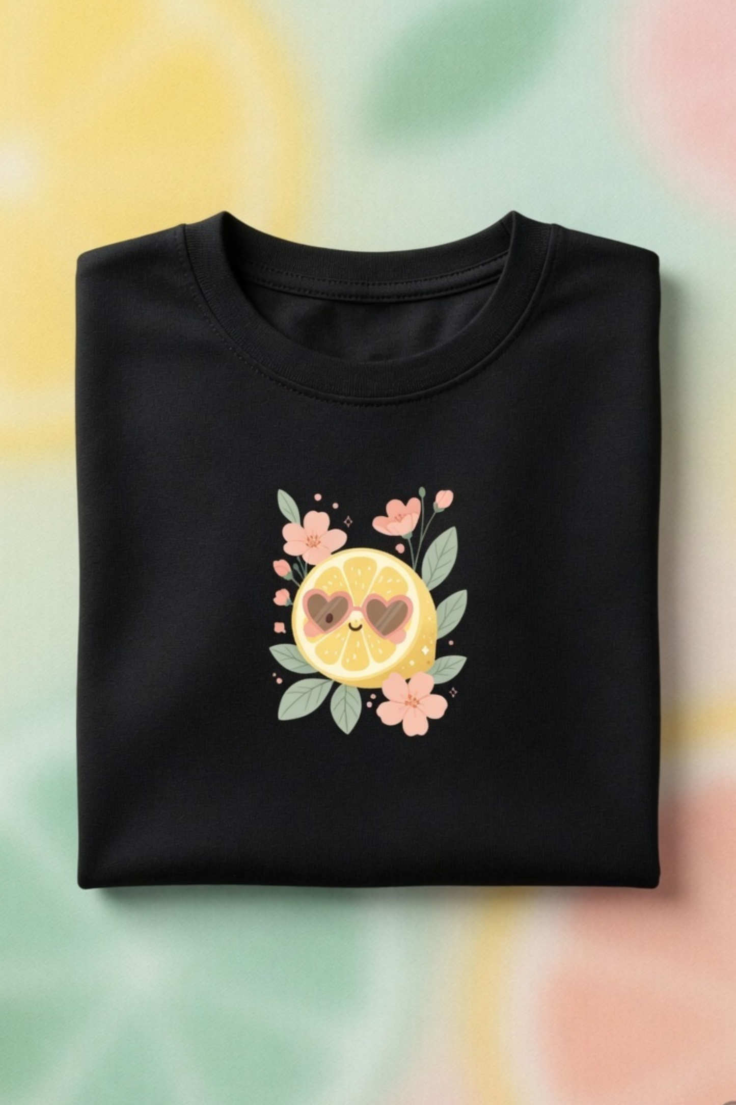 Lemon Citrus Baby Tee – Cute Summer Crop Top for Women