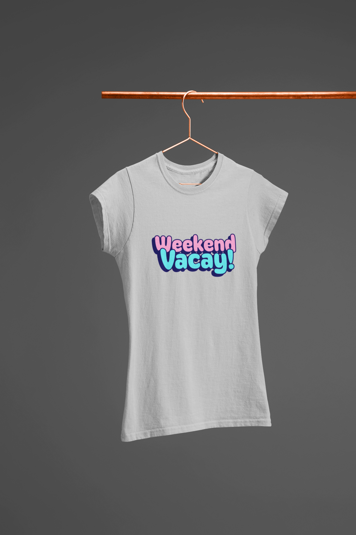 Miss Minimalism - Weekend Vacay Round Neck Tshirts