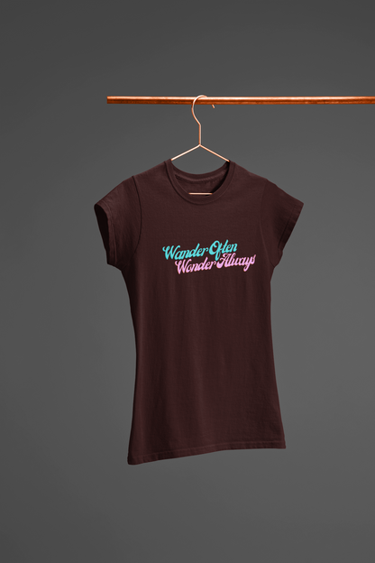 Miss Minimalism - Wander Often Wonder Always Roundneck Tshirt