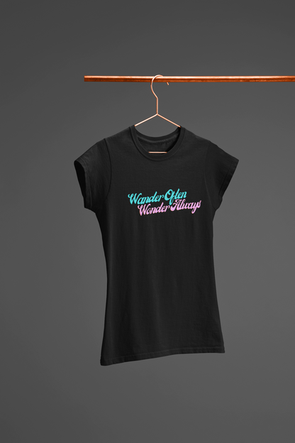Miss Minimalism - Wander Often Wonder Always Roundneck Tshirt