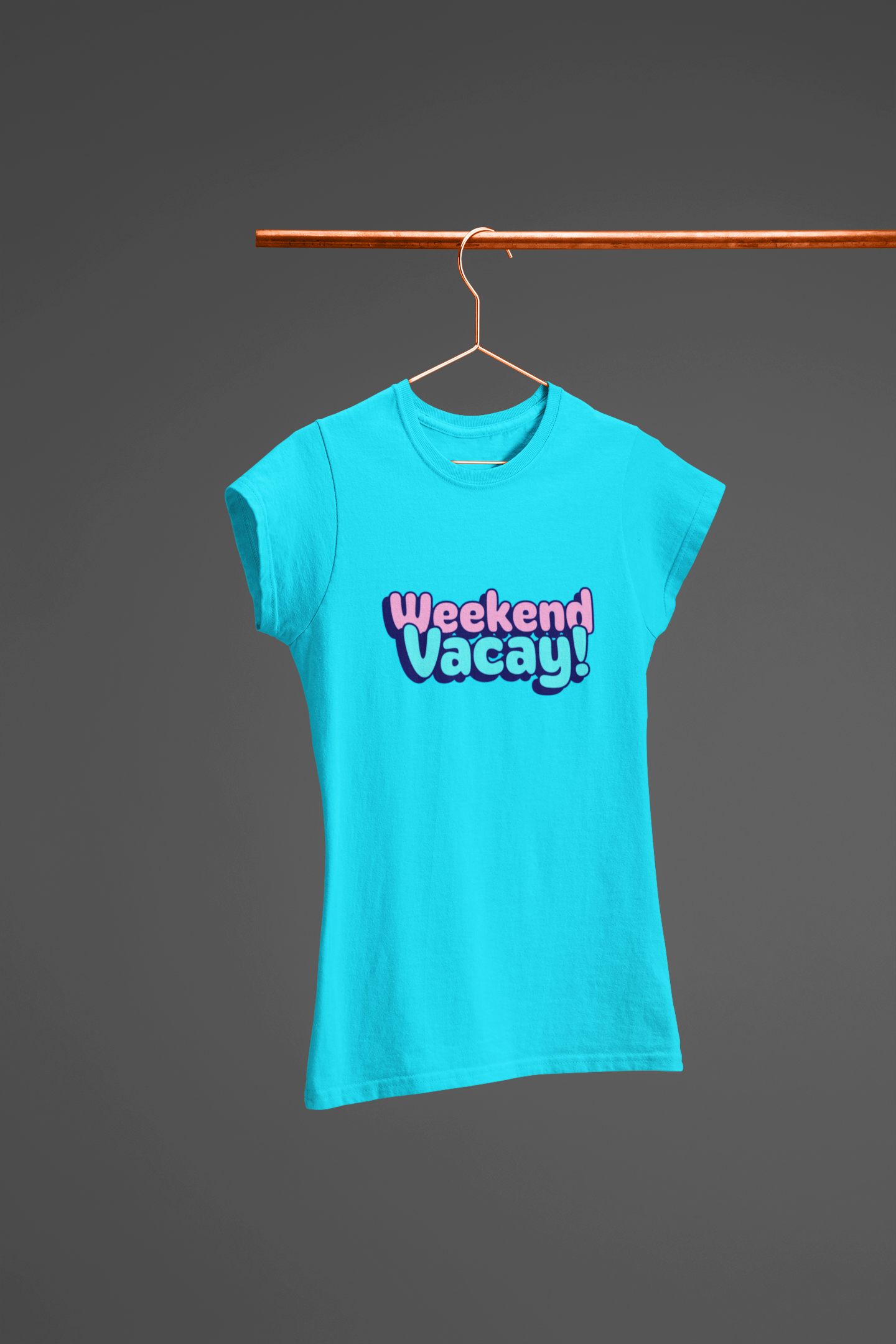Miss Minimalism - Weekend Vacay Round Neck Tshirts