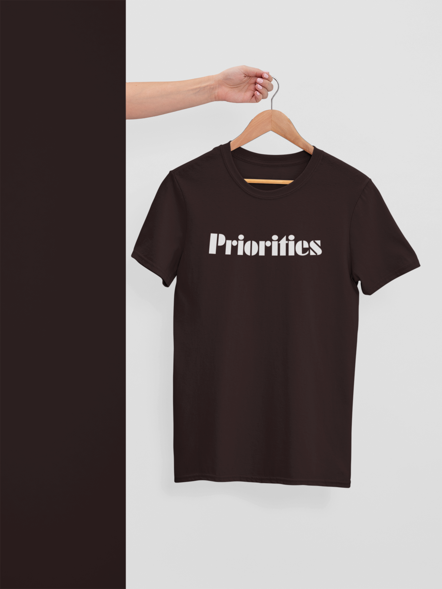 Miss Minimalism - Priorities Round Neck Tshirts