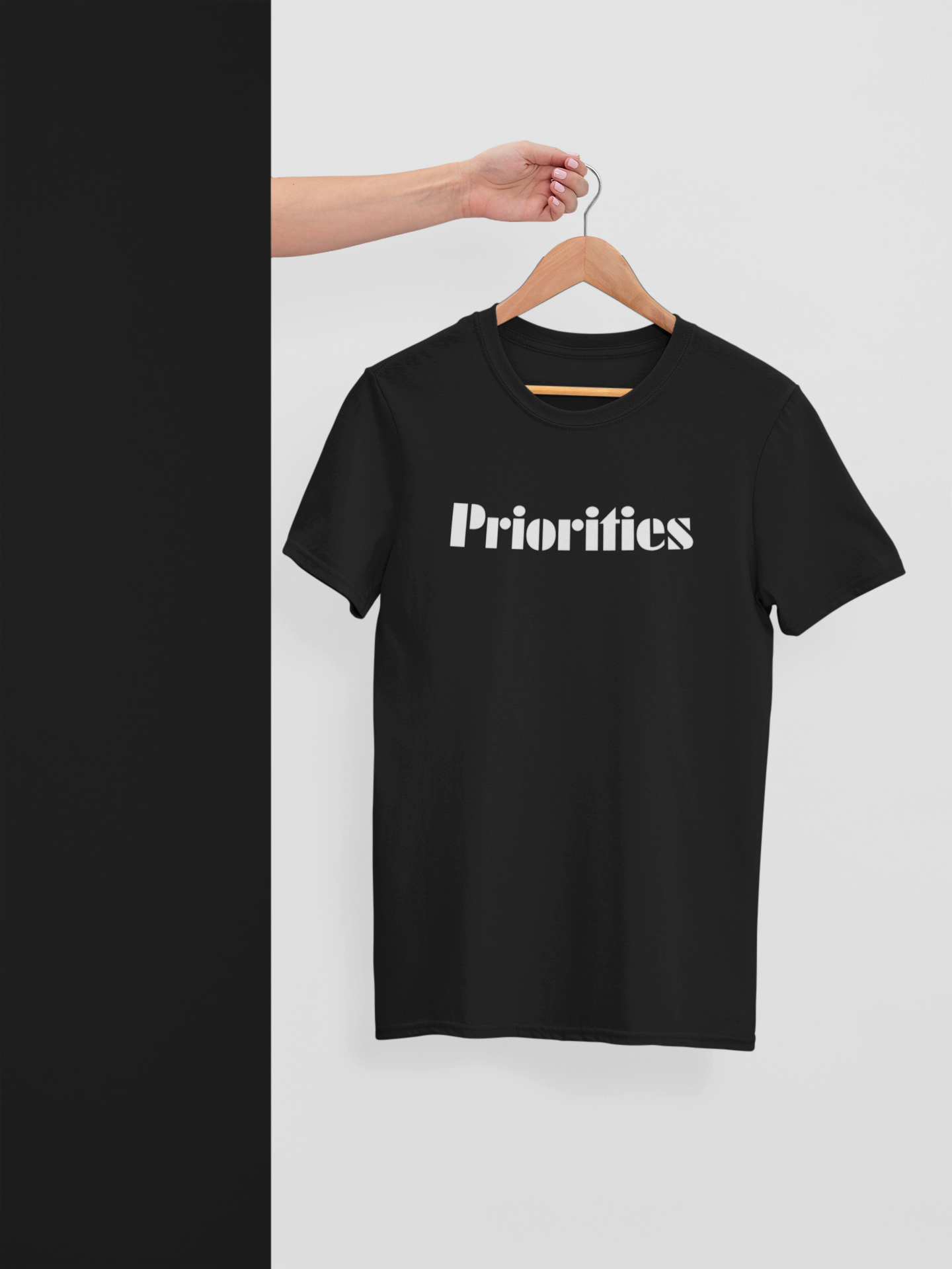 Miss Minimalism - Priorities Round Neck Tshirts
