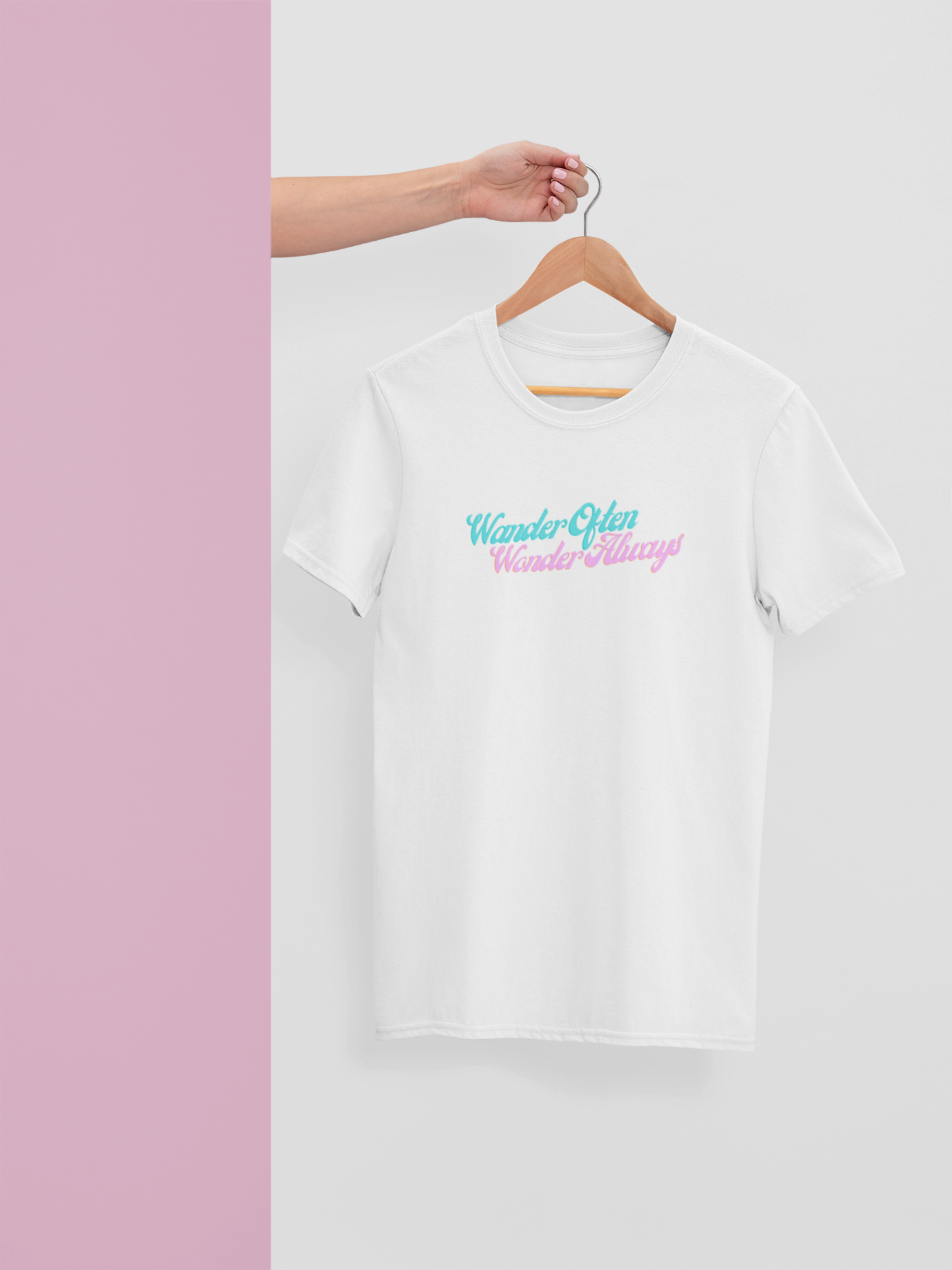 Miss Minimalism - Wander Often Wonder Always Roundneck Tshirt