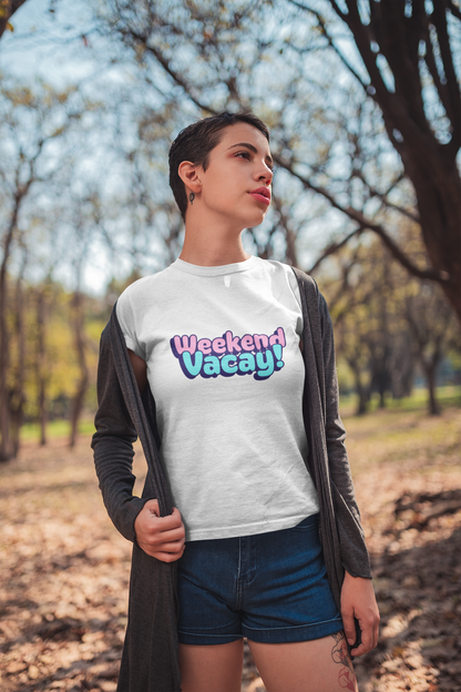 Miss Minimalism - Weekend Vacay Round Neck Tshirts